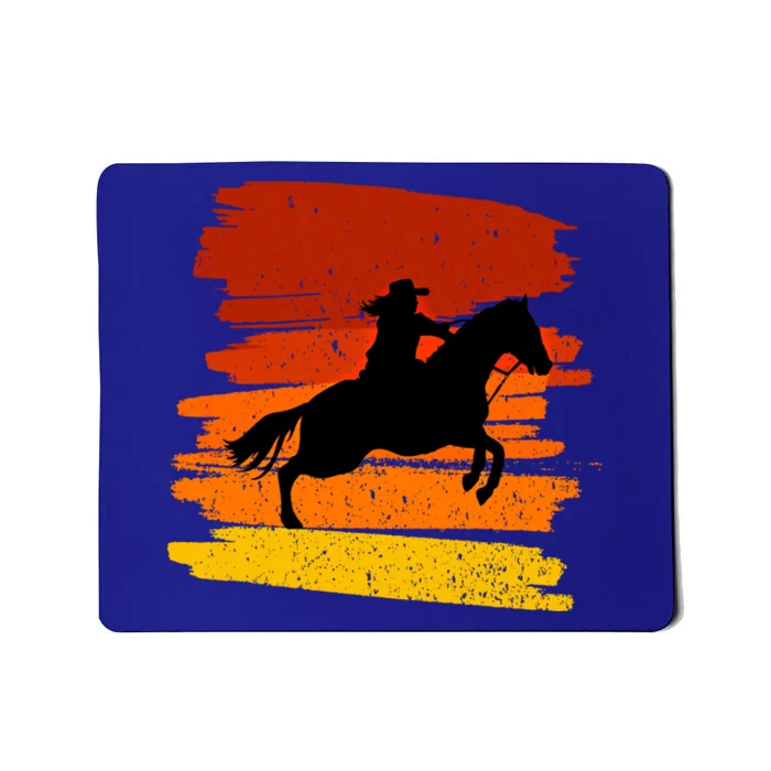 Gallop Horses Cow For Rodeo And Lasso Lovers Gift Mousepad