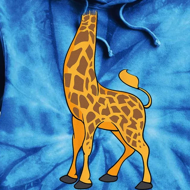 Giraffe Halloween Costume Cool Animal DressUp Gift Tie Dye Hoodie