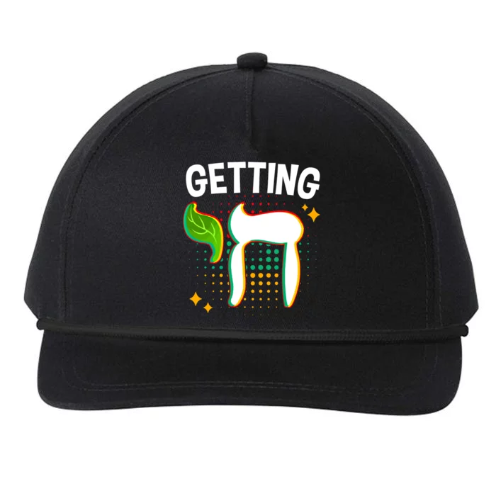 Getting High Chai Jewish Chanukkah Hanukkah Passover Sukkot Gift Snapback Five-Panel Rope Hat