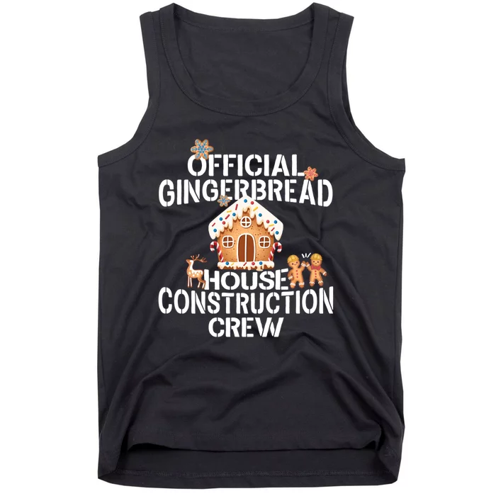 Gingerbread House Construction Crew Decorating Tank Top