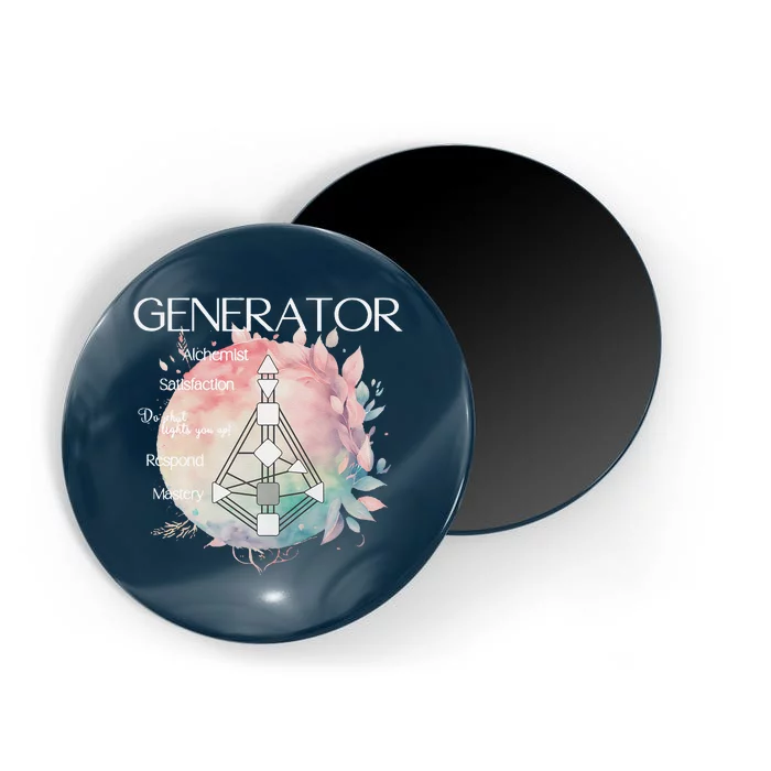 Generators Human Design Gift Pastel Aura Magnet