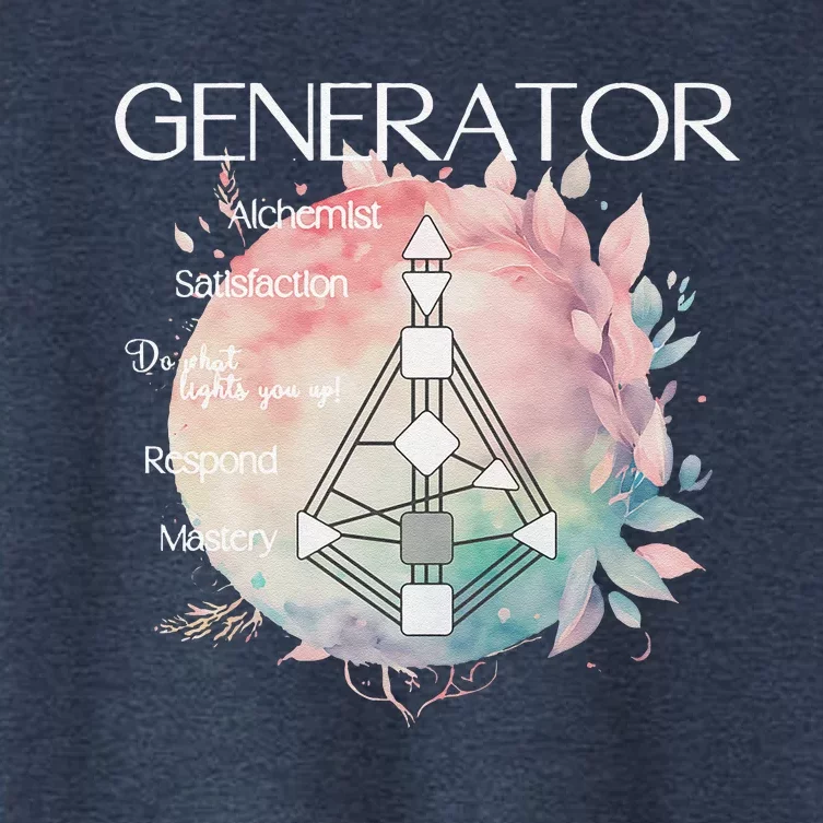 Generators Human Design Gift Pastel Aura Women's Crop Top Tee