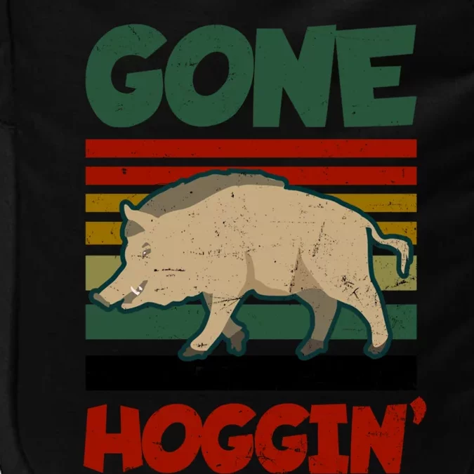 Gone Hoggin Design Boar Hunting Gift Impact Tech Backpack