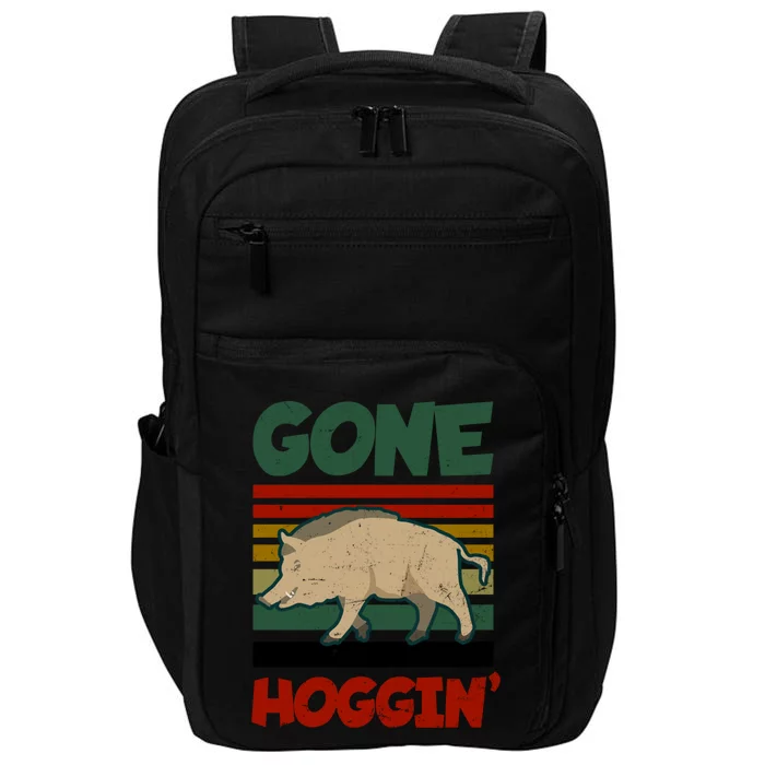 Gone Hoggin Design Boar Hunting Gift Impact Tech Backpack