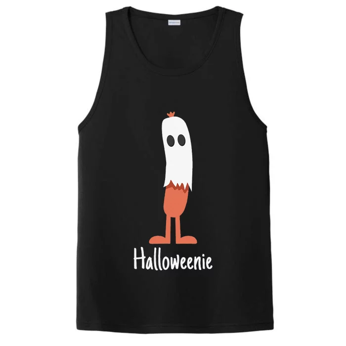 Ghost Hot Dog Halloweenie Costume Funny Food Halloween Gift Performance Tank