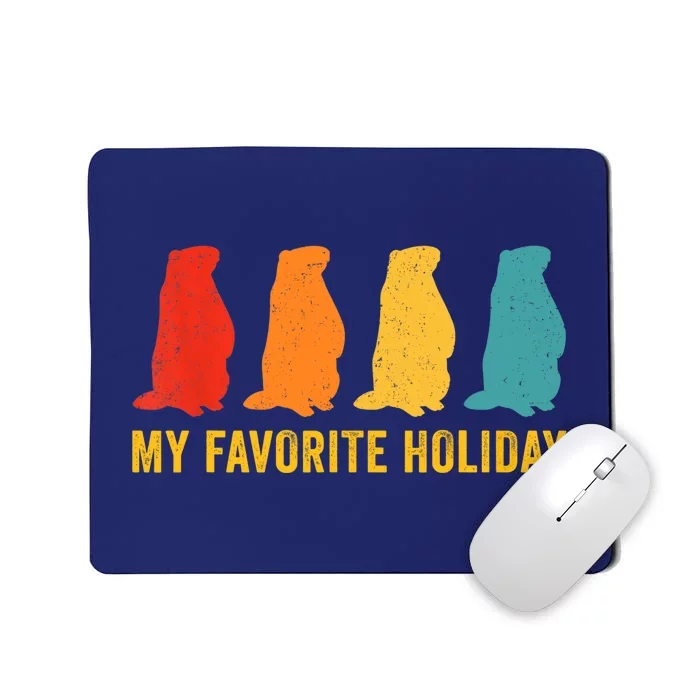 Ground Hog Day Shirt Decorations Costume Woodchuck Mousepad