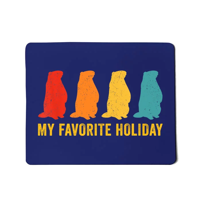 Ground Hog Day Shirt Decorations Costume Woodchuck Mousepad