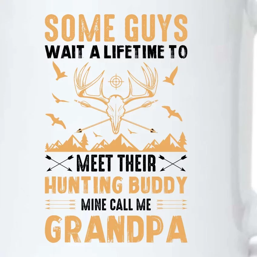 Grandpa Hunting Design Black Color Changing Mug