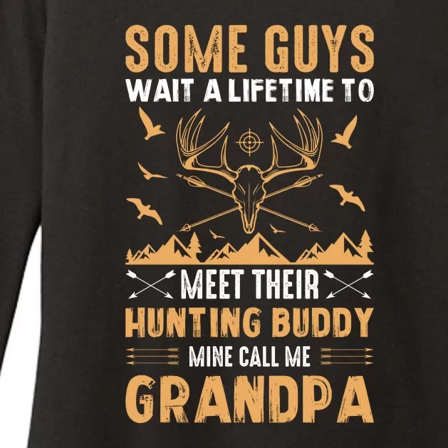 Grandpa Hunting Design Womens CVC Long Sleeve Shirt