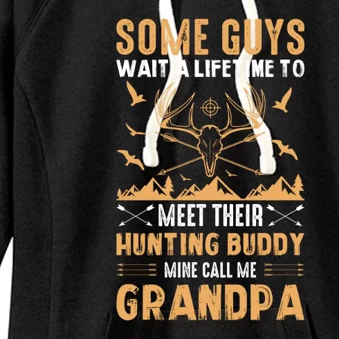 Grandpa Hunting Design Women's Fleece Hoodie