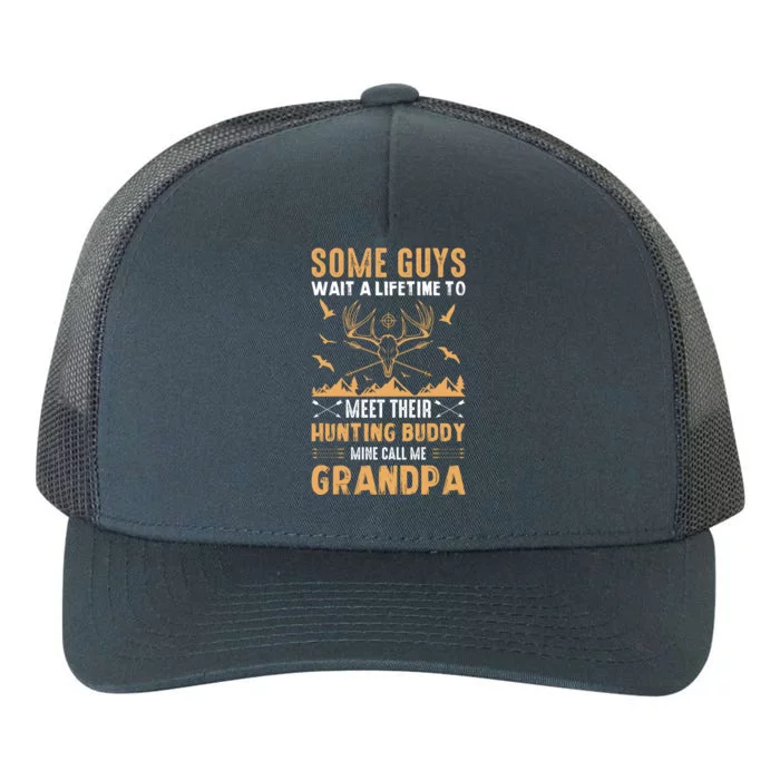 Grandpa Hunting Design Yupoong Adult 5-Panel Trucker Hat