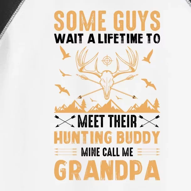 Grandpa Hunting Design Toddler Fine Jersey T-Shirt