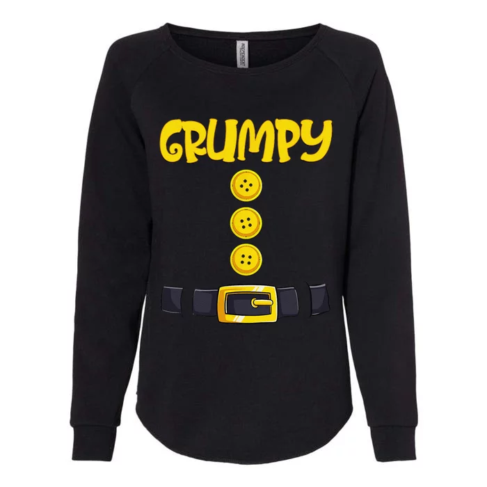 Grumpy Halloween Dwarf Costume Color Matching Womens California Wash Sweatshirt