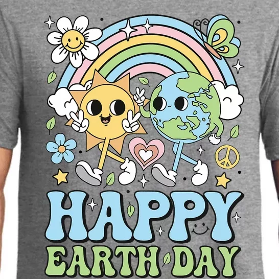 Groovy Happy Earth Day 2024 Save The Planet Pajama Set