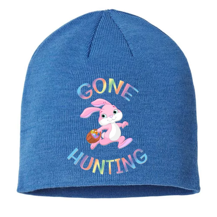 Gone Hunting Easter Eggs Bunny Spring Fun Cool Gift 8 1/2in Sustainable Knit Beanie