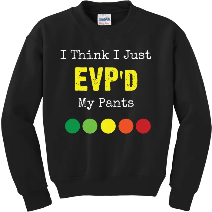 Ghost Hunting Evp Paranormal Spirit Funny Kids Sweatshirt