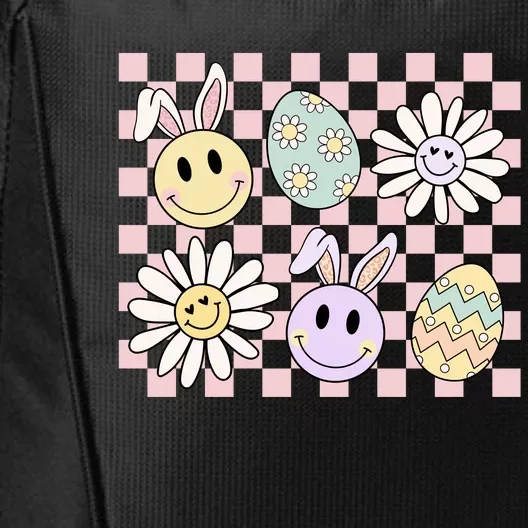 Groovy Happy Easter Floral Egg City Backpack