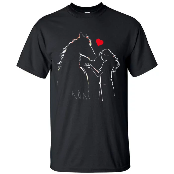 Gifts Horse Equestrian Horse Horseback Riding Tall T-Shirt