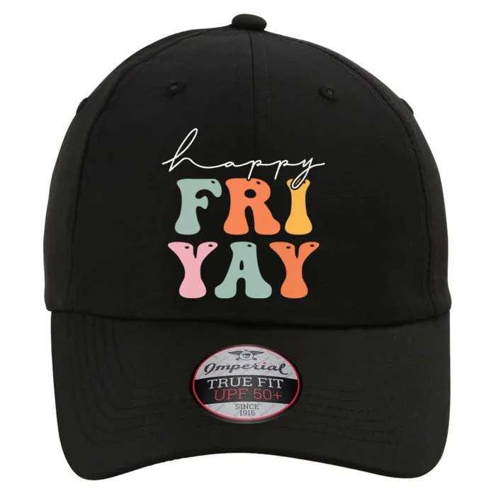 Groovy Happy Fri-yay! Teachers Weekend Friday Teacher TGIF The Original Performance Cap