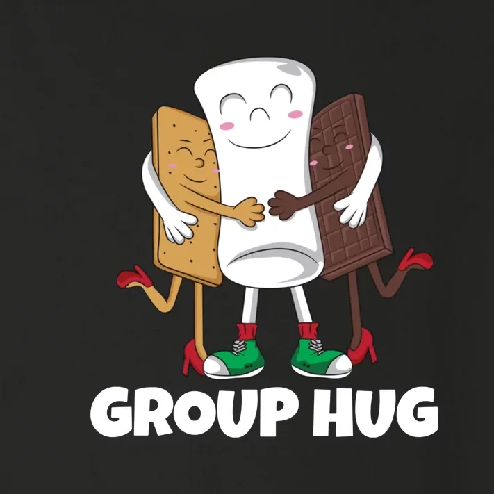 Group Hug Funny Marshmallow Chocolate Toddler Long Sleeve Shirt