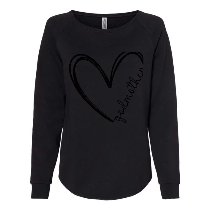 Godmother Heart For Mother Day Wo Womens California Wash Sweatshirt