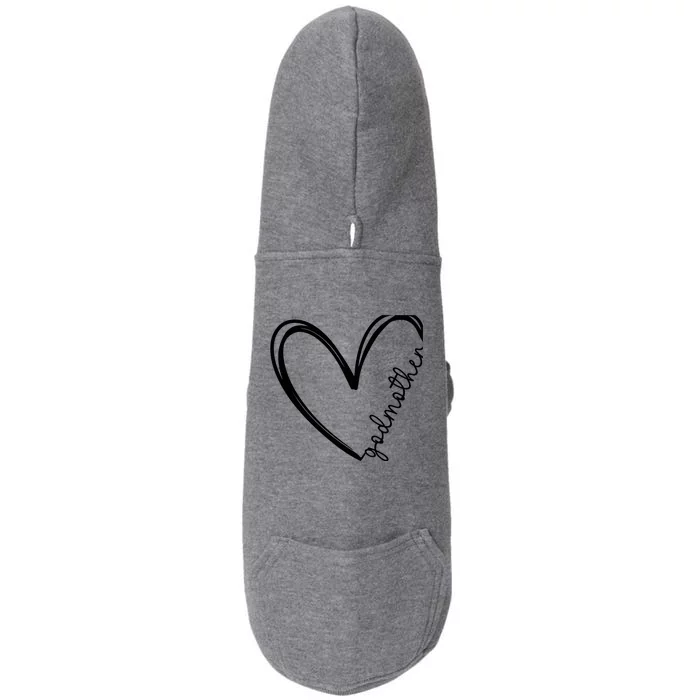 Godmother Heart For Mother Day Wo Doggie 3-End Fleece Hoodie