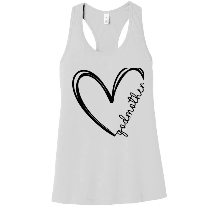 Godmother Heart For Mother Day Wo Women's Racerback Tank