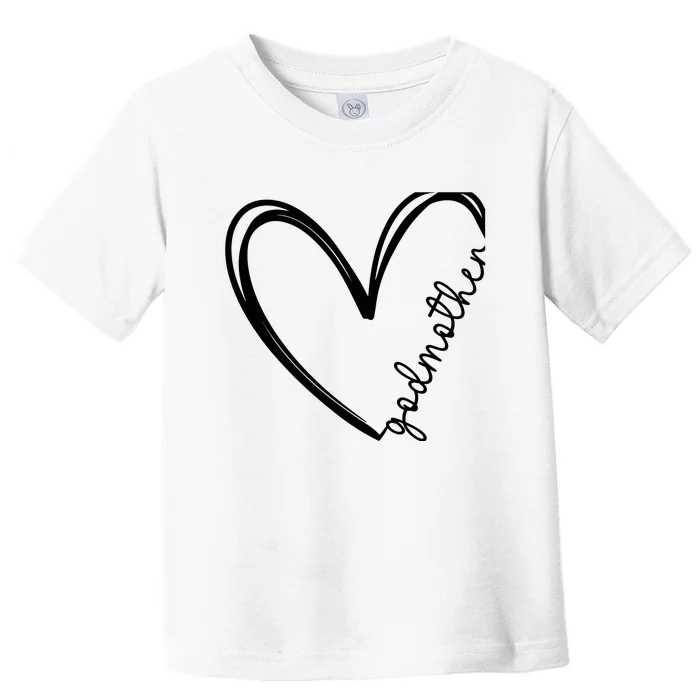 Godmother Heart For Mother Day Wo Toddler T-Shirt