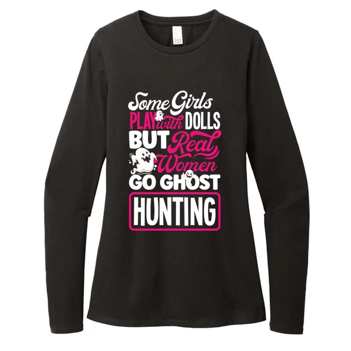 Ghost Hunting Female Paranormal Investigator Gift Womens CVC Long Sleeve Shirt