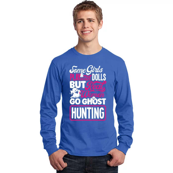 Ghost Hunting Female Paranormal Investigator Gift Long Sleeve Shirt