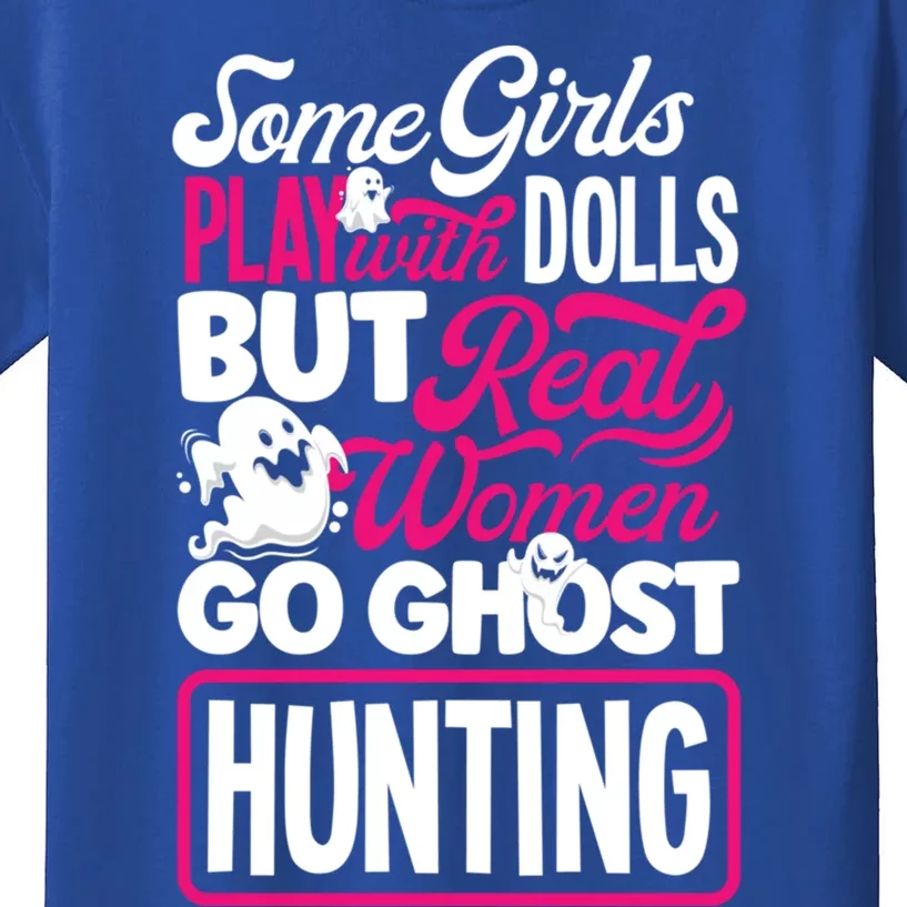 Ghost Hunting Female Paranormal Investigator Gift Kids T-Shirt