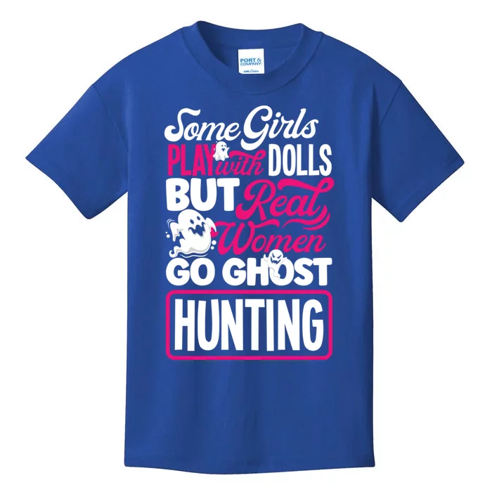 Ghost Hunting Female Paranormal Investigator Gift Kids T-Shirt