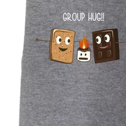 Group Hug Funny Smores Camping Roasting Outdoor Doggie 3-End Fleece Hoodie