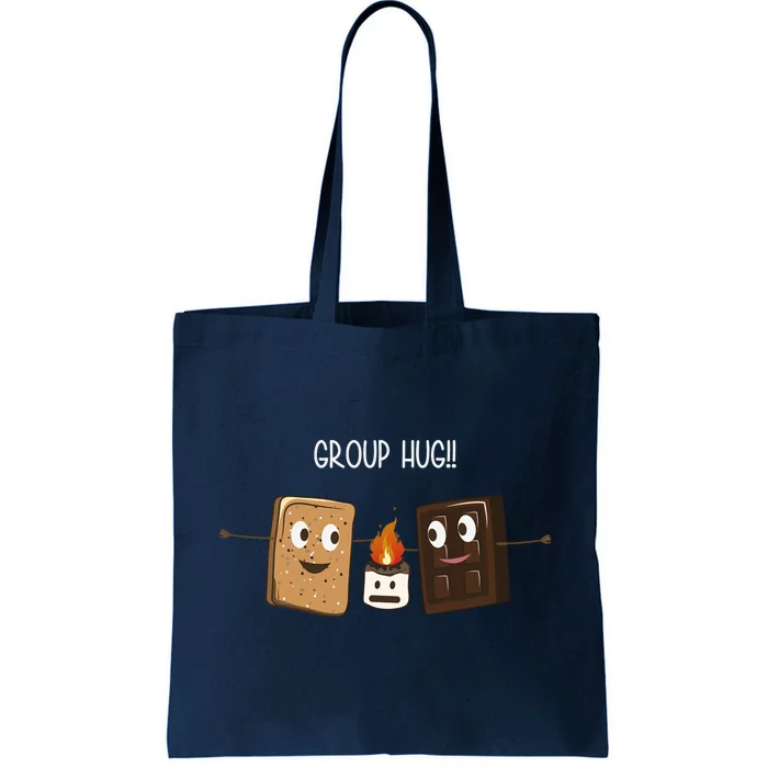 Group Hug Funny Smores Camping Roasting Outdoor Tote Bag