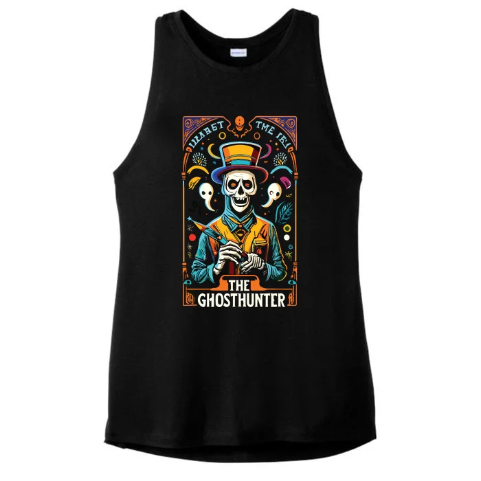 Ghost Hunting For Paranormal Investigator Ladies Tri-Blend Wicking Tank