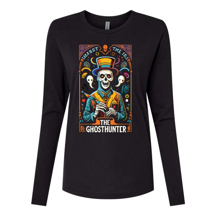 Ghost Hunting For Paranormal Investigator Womens Cotton Relaxed Long Sleeve T-Shirt