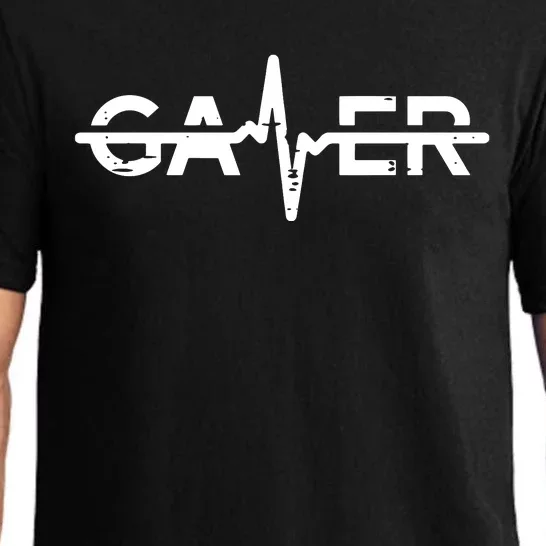 Gamer Heartbeat Funny Video Gaming Teens Pajama Set