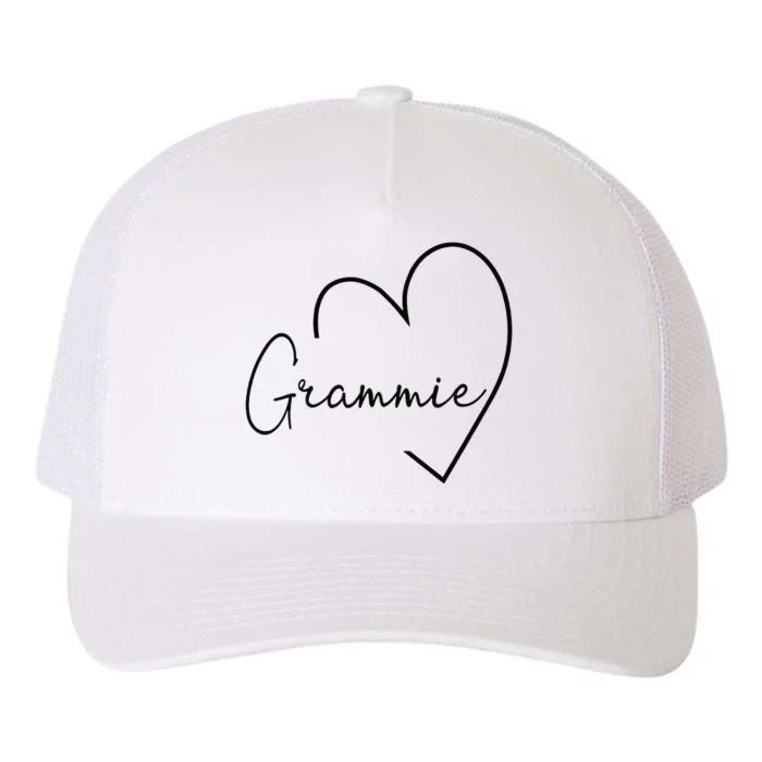 Grammie Heart For  Grandma Christmas Mother's Day Yupoong Adult 5-Panel Trucker Hat