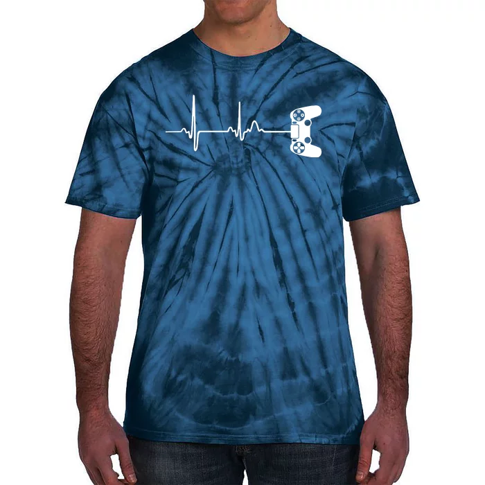 Gamer Heartbeat For Video Game Players T Tie-Dye T-Shirt