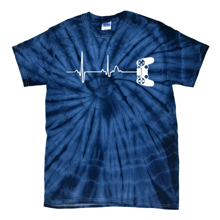 Gamer Heartbeat For Video Game Players T Tie-Dye T-Shirt