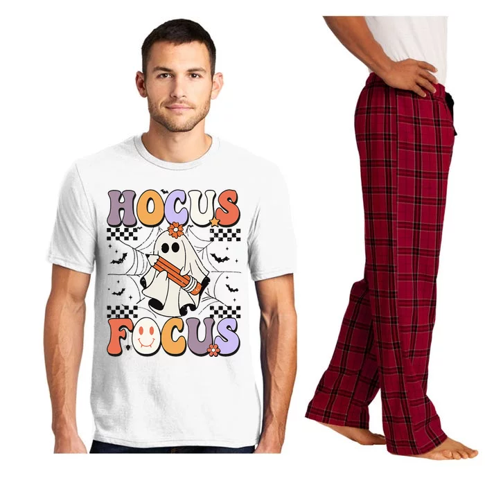 Groovy Hocus Focus Funny Teacher Halloween Costume Pajama Set