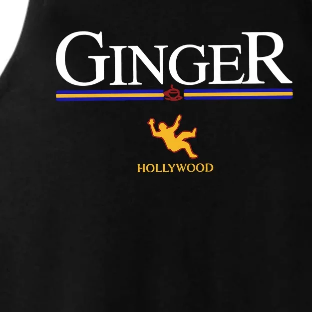 Ginger Hollywood Falling Anniversary Ladies Tri-Blend Wicking Tank