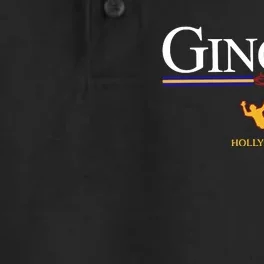 Ginger Hollywood Falling Anniversary Dry Zone Grid Performance Polo