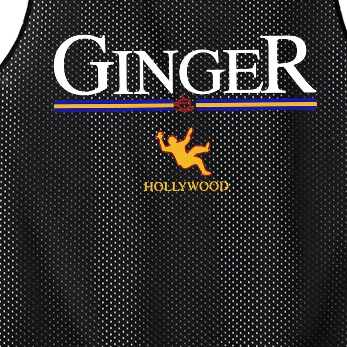 Ginger Hollywood Falling Anniversary Mesh Reversible Basketball Jersey Tank