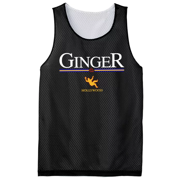 Ginger Hollywood Falling Anniversary Mesh Reversible Basketball Jersey Tank