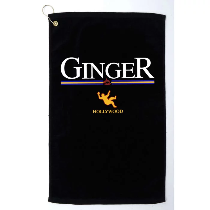 Ginger Hollywood Falling Anniversary Platinum Collection Golf Towel