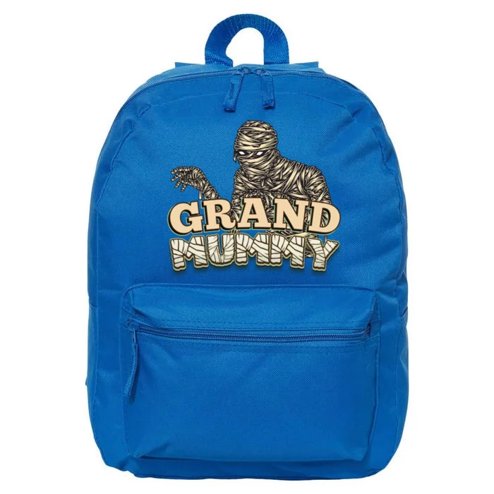 Grandmas Halloween Funny Grand Mummy Great Gift 16 in Basic Backpack