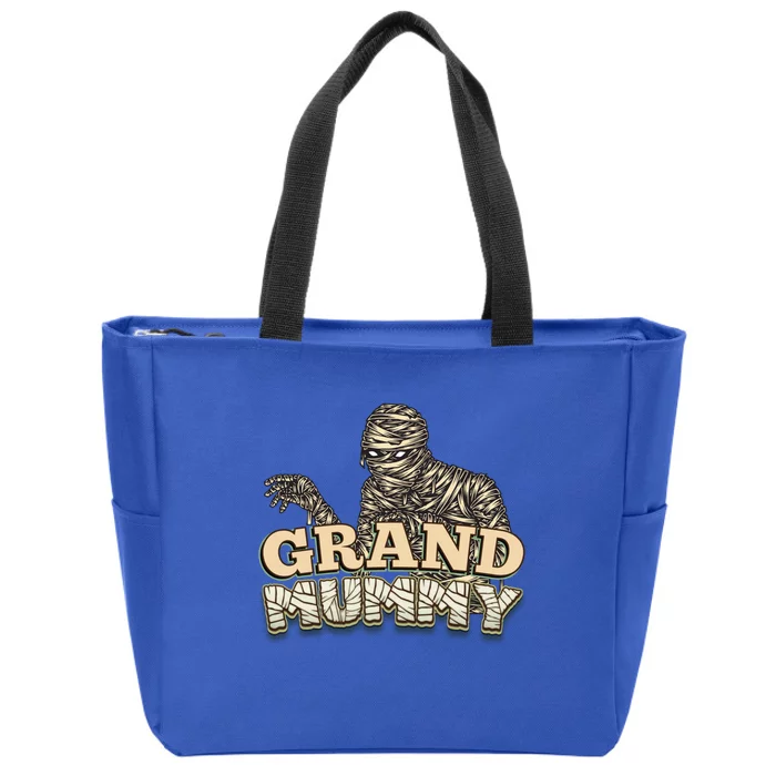 Grandmas Halloween Funny Grand Mummy Great Gift Zip Tote Bag