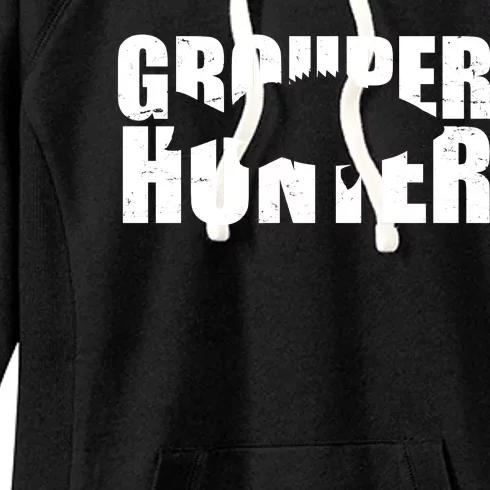 Grouper Hunter Fish Women's Fleece Hoodie