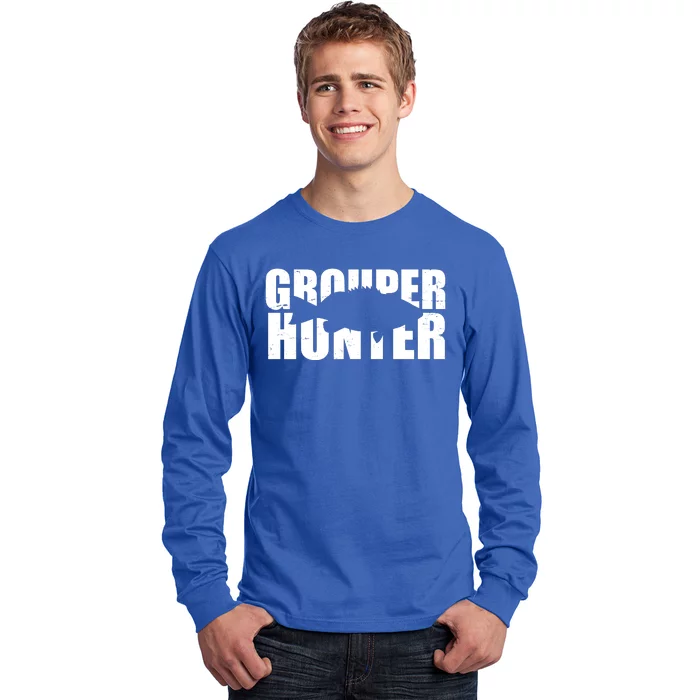 Grouper Hunter Fish Long Sleeve Shirt